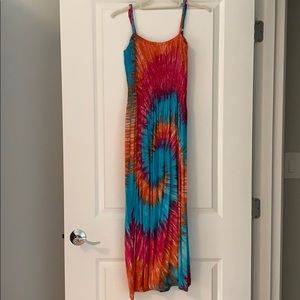 Tie dye sun dress